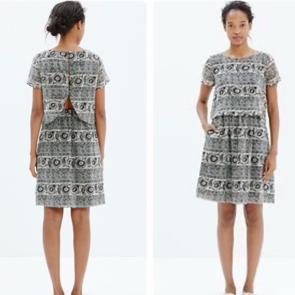 Madewell Patterned Short Sleeve Dress